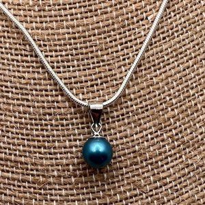 Genuine Pearl Drop Necklace